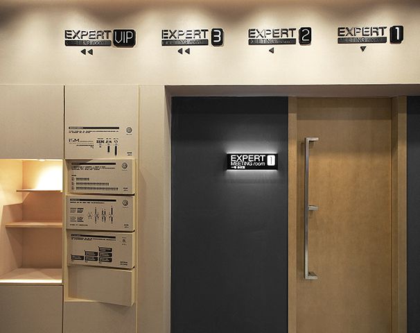 辦公室嵌入式設計實景圖